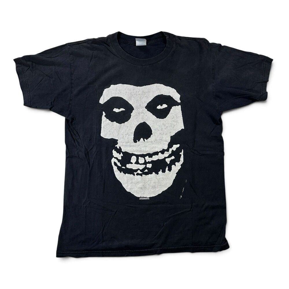 Vintage 2000 MISFITS Crimson Ghost Faded Black Original JAMS Punk Rock Large